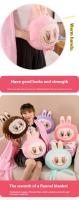 Cojín De Anime  Para Otoño E Invierno Cojín De Edredón Dual Propósito Resistente Al Calor Y Frío Para Coche Mantel De Siesta Para Niñas Regalo De Peluche Flannel Tamaño Regular Y Hombro - details 1