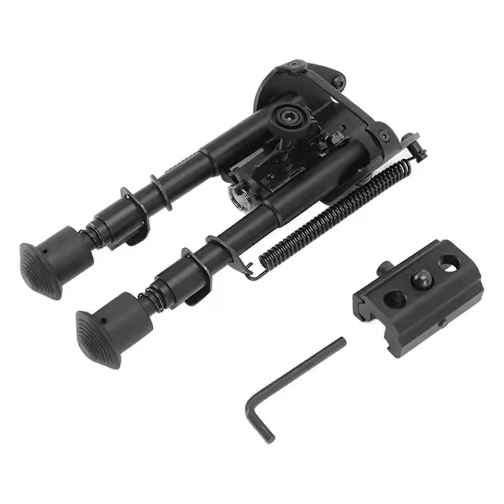 Bípode plegable de Nailon de aleación de Aluminio, Bípode de Liberación, adecuado para Soporte para Pistola de Juguetes de 6 pulgados, múltiples Usos - 1