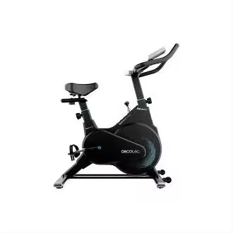Cecotec 7240 DrumFit Indoor 10000 Race Bicicleta indoor compacta de spinning volante de inercia de 10 Kg. Pantalla LCD. Pulsómetro. Resistencia por fricción. Sillín ajustable. Peso 120 kg y altura 180 cm. - 1