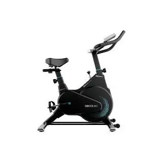 Cecotec 7240 DrumFit Indoor 10000 Race Bicicleta indoor compacta de spinning volante de inercia de 10 Kg. Pantalla LCD. Pulsómetro. Resistencia por fricción. Sillín ajustable. Peso 120 kg y altura 180 cm. - 1
