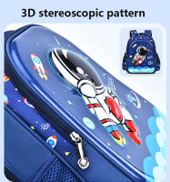 Mochila Infantil Astronauta 3D Cartoon Hombro Niño Escuela Impermeable Bolsa Escolar Estilo Moda Cinturón De Alivio De Presión - details 5