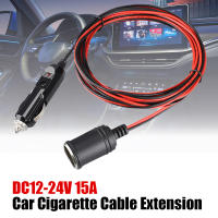 Extensor De Enchufe Para Coche 24V 12V Con Fusible De 15A Cable De Cargador 3.6m 1.5m Accesorios Automotrices Socket Splitter - details 0