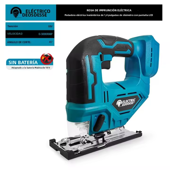 EGOD 3000RPM Sábanas Sin Cable Recargable Herramienta Eléctrica Profesional Miter Saw Para Batería Makita 18V Renovación De Corte De Madera Y Metal - 1