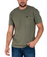 Camiseta Lee - Camiseta de manga corta, color verde - Estilo casual con bolsillo - 112341719 - details 2
