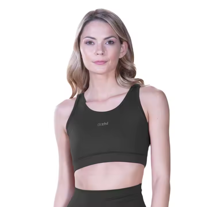Sujetador Deportivo Mujer Alto Impacto Shock Absorber Top Courage Deporte Yoga Running Gym Ditchil - 1