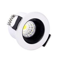 Spotlight LED Mini Revestido COB 3W Para Techo Armario Cocina Decoración De Loft Luz De Bajo En AC110V/220V DC12V - details 2