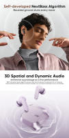 realme buds Air 8 Bluetooth earthone, 55db canceló de ruido, ip55,58 hours of playback, con Al asistente - details 5