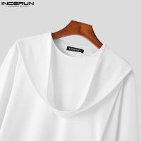 INCERUN Conjunto De Moda Para Hombre Estilo Musulmán Camiseta Larga Y Pantalones 2 Piezas Streetwear Casual Tejido Knit Talla S-5XL - details 10