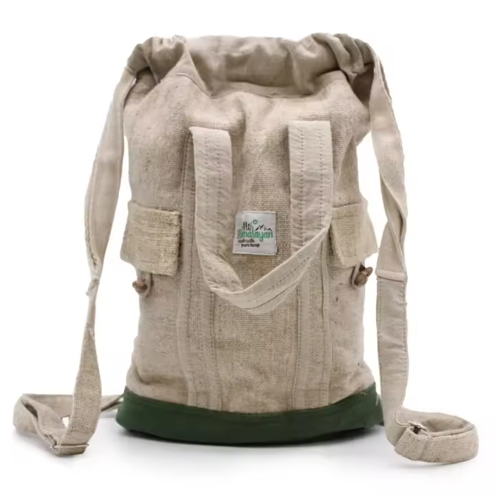 Mochila para Portátil - Cáñamo y Algodón - 	30x40x4cm - 1