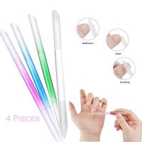 Kit De 3 Piezas De Archos De Uñas De Vidrio Con Doble Cara Para Manicura Y Pedicura Eliminador De Cutículas Precisión - details 4
