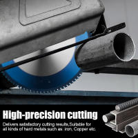 XCAN Disco De Corte Metálico 180-305mm Hoja De Carbonato De Carburo 36T-60T Para Aluminio Hierro Acero Recubrimiento Nano Azul - details 4