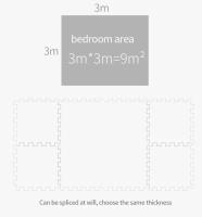 16Pcs Puzzle Mat Para Niños Alfombra De Juego Para Bebés Esponja Protección Del Piso Para Ejercicio En Casa Características Especiales: Material De Esponja Seguro Para Niños - details 15