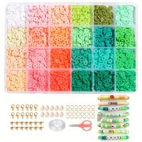 Kit De Hacer Pulseras Con Arcilla Polimérica 2400 Piezas Combinaciones Variadas Con Hebilla De Concha Y Cangrejo - details 8