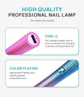 Mini Lámpara Portátil Para Uñas USB Secado Rápido LED UV Para Toda La Polvos De Gel Linterna Secadora De Uñas Máquina De Secado De Uñas Mini - details 5