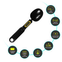 Cuchara Digital De Cocina 500g/0.1g Escala Electrónica LCD Medidor De Azúcar Harina Café Precisión 0.1g Con Unidades G Oz C Gn - details 3