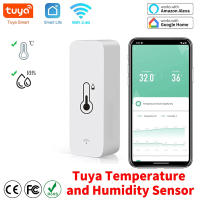 Sensor De Temperatura Y Humedad WiFi Tuya Monitoreo Remoto Por App Compatible Con Alexa Y Google Assistant Para Hogar Inteligente SmartLife - details 0