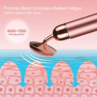Báscula De Belleza 5 En 1 24K Oro Con Masajeador Eléctrico De Cuarzo Rosa Y Jade Rodillo 3D Levantamiento Facial Y Corporal Gua Sha - details 5