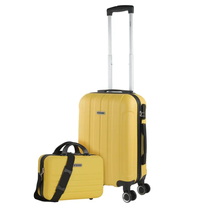 Itaca - Juego De Maletas Maletas De Viaje Cabina. Maleta Cabina Con Neceser Rigido Maletas De Cabina 4 Ruedas, Pequeña - Maleta De Cabina. Trolley Candado De Combinación 771150B - 1