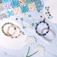 Kit De Cuentas De Vidrio Para La Fabricación De Joyería Con Charms De Pulsera Y Accesorios En Lote De 8mm Cuentas Redondas Para DIY Collar - details 2