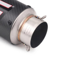 Escape De Motocicleta Modificado Muffler Pipe Para MT07 R1 ER6N CBR250R Nmax Tmax530 Msx125 Scooter Pit Bike Dirt Motocross Universal - details 3