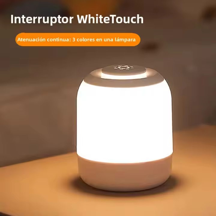Lámpara Nocturna LED Táctil Portátil Para Dormitorio Lámpara De Mesa Para Niños Con Sensor De Táctil Regalo Ideal Para Habitación - 1
