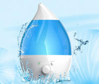 Humidificador ultrasónico de aire silencioso con boquilla puntiaguda de 1,3 l y gran capacidad con niebla y gotas de agua - details 1