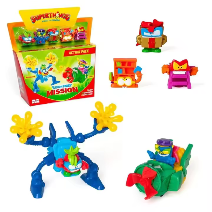 SuperThings Kazoom Power Mission Pack 1-4 Rojo 41079 MAGIC BOX - 1