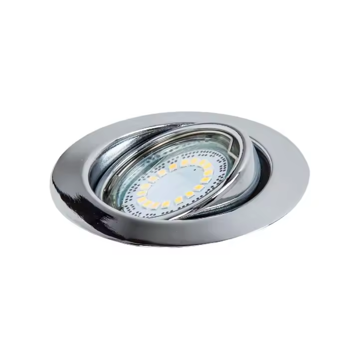 Foco Juls, Metal, Plata, 9x9x0,45 cm - 1