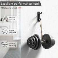 Soporte Para Toallas De Cocina, Adhesivo Para Abrigos, Accesorio De Cocina Sin Taladrar, Impermeable, Inoxidable, Negro, 4 Piezas - details 3