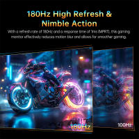 KTC 32 Pulgadas Gaming Monitor Curvo Pantalla para PC juegos, 180Hz 2K QHD 2560*1440, 1ms, 125% sRGB, Panel HVA 1500R Sin Marco, 2*HDMI2.0, 2*DP1.4, Low Blue Light, FreeSync & G-Sync, compatible con montaje en pared, ideal para juegos FPS, RTS, RAC, MOBA - details 4