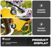 Tijeras Eléctricas De Podar Sin Cable 50mm Para Árboles De Fruta Bonsái Y Jardín Corte De Ramas Compatible Con Batería Dewalt 20V - details 11
