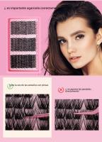 Kit de pestañas postizas de racimos: Juego de extensiones de pestañas de volumen ultra denso con aplicación de calor segmentada. - details 19