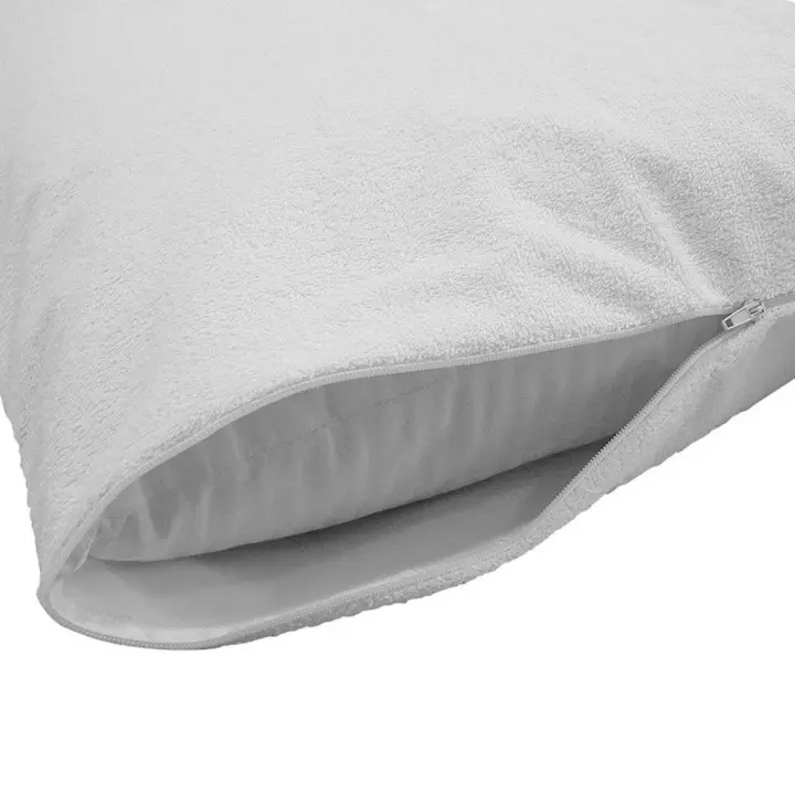 Protector de almohada Impermeable Naturals - Tejido Rizo - Suave, absorbente y duradero - 45x70/45x90/45x105/45x135/45x150/45x180 cm - Cubre almohada - 1