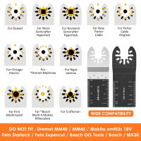 Set De 8 Hojas De Sierra Oscilante Bi-metálica De Acero Inoxidable Para Herramienta Multifuncional Kit Con 3 Selladores Libro De Desbloqueo Corte - details 5