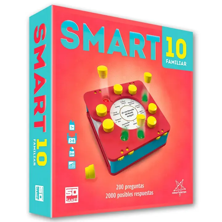 Smart 10 Familiar - Juego de Mesa en Español - SD Games - Juego de Preguntas - 1