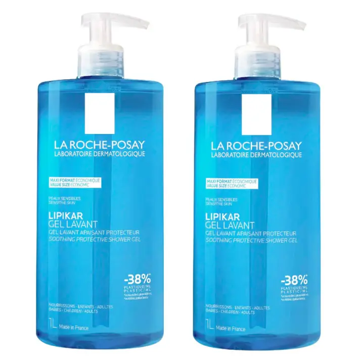 La Roche Posay Lipikar Gel Ducha 1 Litro Duplo Pack - 1