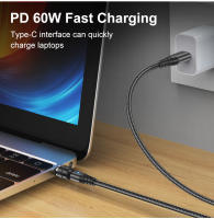 Cable Magnético OTTWN 2 En 1 PD 60W Carga Rápida Para iPhone 14 13 pro Max Xiaomi 12 Poco M4 X4 USB C a Tipo C Micro Datos - details 3