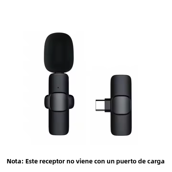 Mini Micrófono Lavalier Inalámbrico Para iPhone Y Android Grabación De Audio Y Video Portátil Para Transmisión En Vivo Juego Y Streaming - 1