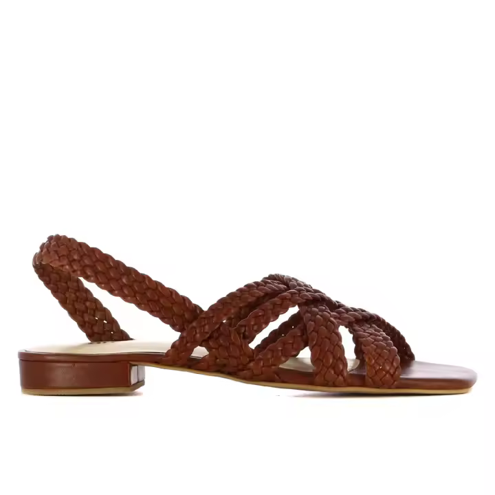 CAMILA'S Sandalias planas AIMEE de color Camel - 1