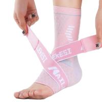 Manguito De Compresión Para Tendinitis De Aquiles Y Fascitis Plantar Soporte De Tobillo Elástico Ajustable Para Deportes Y Actividades Diarias - details 6