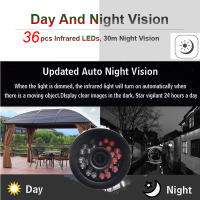 Cámara AHD 1080P 2MP Exterior Impermeable Con Visión Nocturna Infrarroja Para Seguridad CCTV Monitor De Vigilancia Doméstica Interior - details 7
