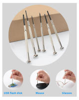 Juego De Destornilladores 6Pcs Para Relojes Y Relojes Portátiles Reparación De Gafas Y Móviles Set De Destornilladores Pequeños Multifuncionales De Acero Cromo-vanadio Magnéticos - details 4