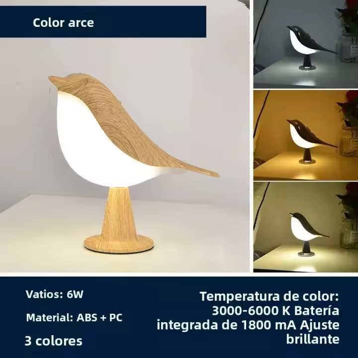 Lámpara De Noche LED Creativa En Forma De Encantadora Con Sensor Táctil Y Diffusor De Aromaterapia Portátil Para Dormitorio Oficina Estudio - 1