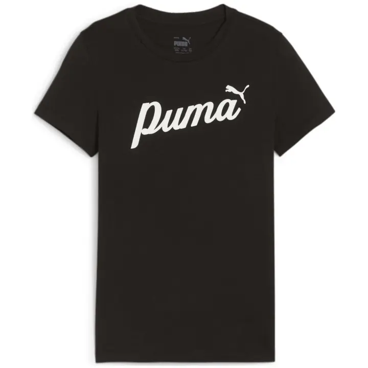 Camiseta de Manga Corta Puma  para unisex en color negro - 1