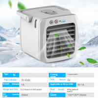 Ventilador De Aire Acondicionado Portátil De Alta Calidad USB Recargable Mini Aire Acondicionado Para Habitación ROFAELEC 5W 5V - details 4