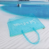 EILV Bolso de Playa Transparente Mujer Grande Impermeable | Bolsa PVC Colorida para Piscina, Playa, Vacaciones, Compras - details 0