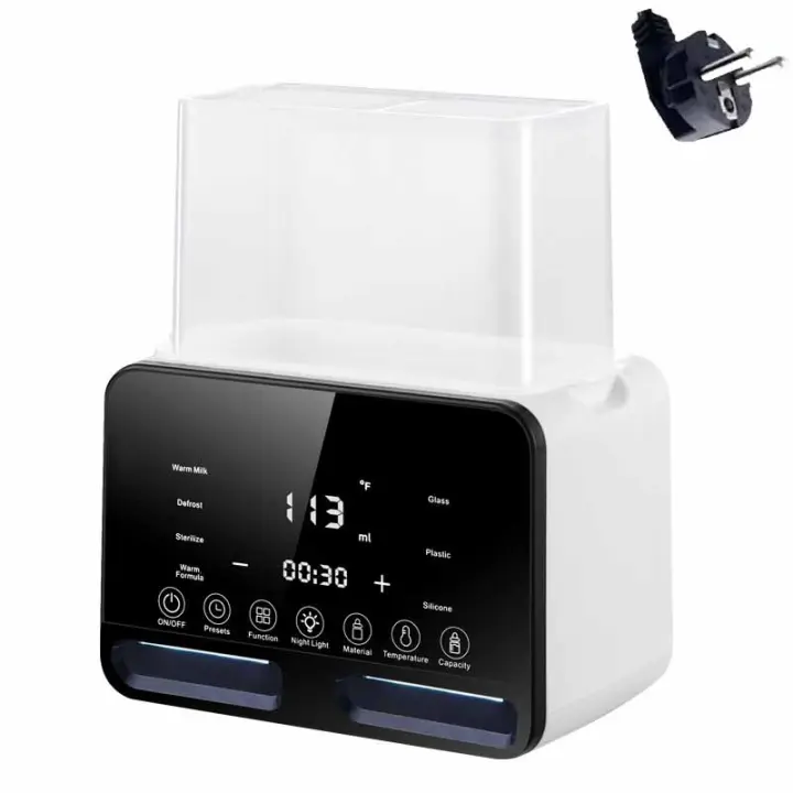 Calentador Y Esterilizador De Botellas Para Bebé Multifuncional Con Timer Control De Temperatura Preciso Accesorios Para Recién Nacidos - 1