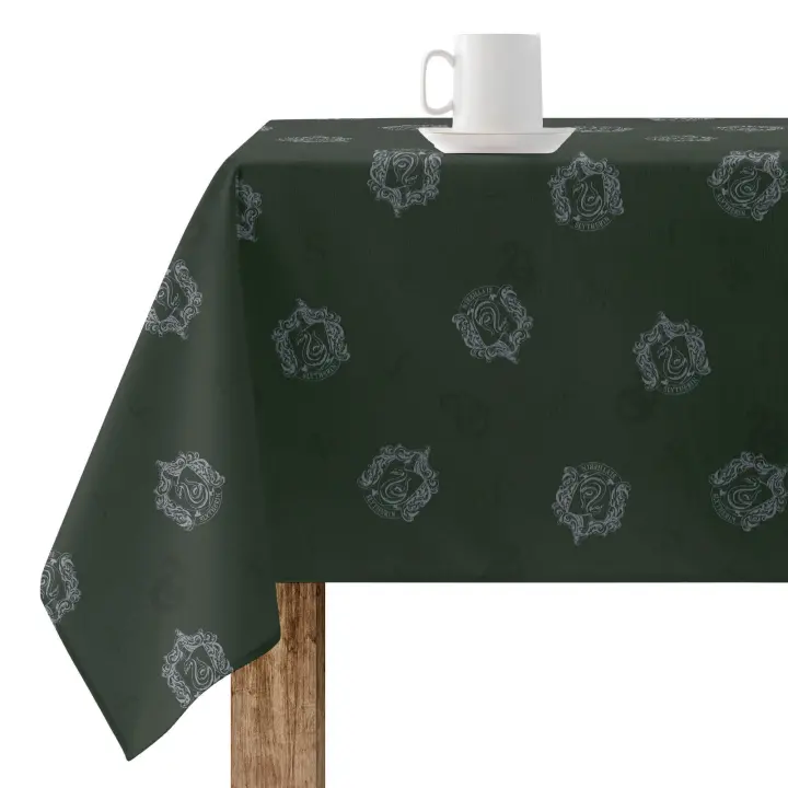 BL Belum  Mantel 100x140 cm Harry Potter Mantel resinado (Tacto plastificado) Antimanchas Modelo Slytherin Shield - 1