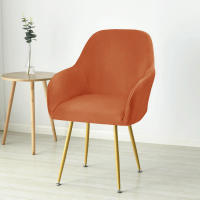 Funda De Silla De Velours Suave Cubierta Elástica De Spandex Para Silla De Armario Alto Adecuada Para Oficina Hotel Boda Sala De Estar - details 29