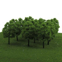 20pcs Árboles De Modelo Para Ferrocarril De Escenificación De Juego De Tablero Parque Decoración De Paisaje Miniatura - details 5